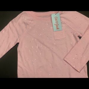 Sparkle pink long sleeve 3T